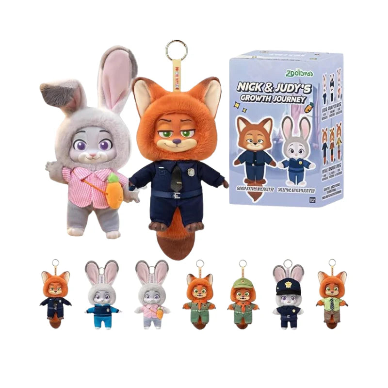 Disney Zootopia Nick & Judy’S Growth Journey Plush Blind Box By Top Toy