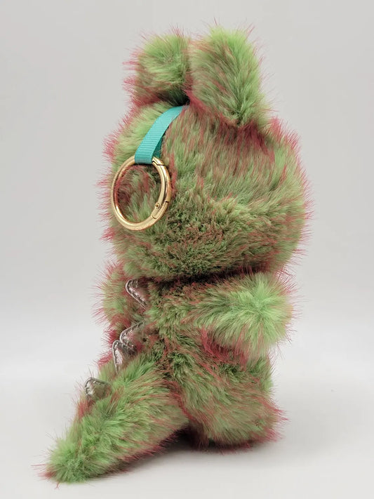 Custom Handmade Kiwi Dragon Doll 17cm Green Monster
