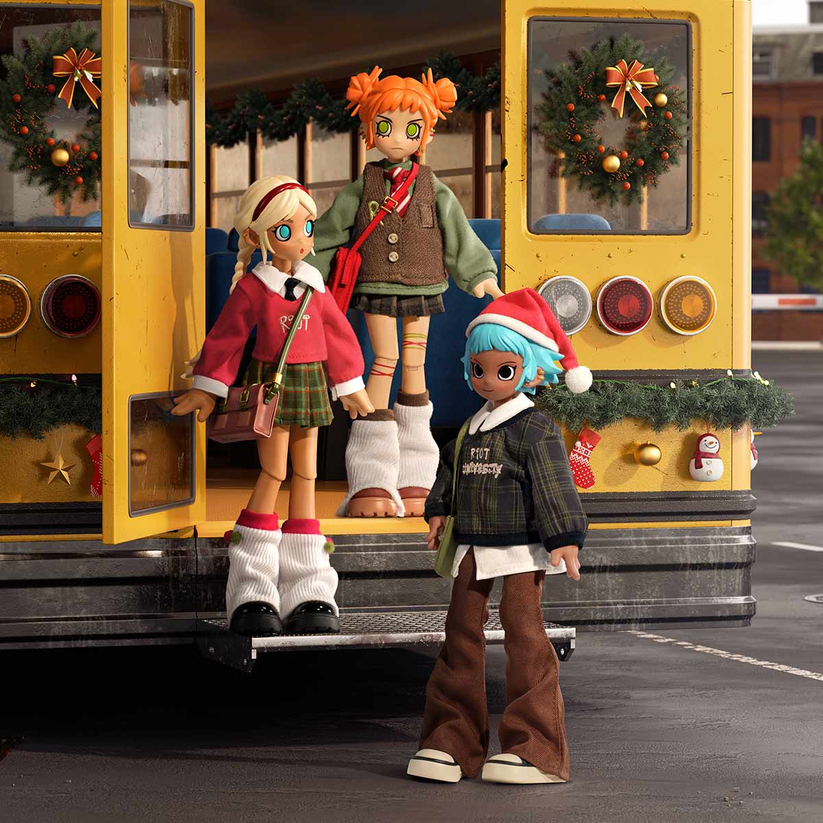 Peach Riot Winter Break OOTD Series 1/8 Action Figure