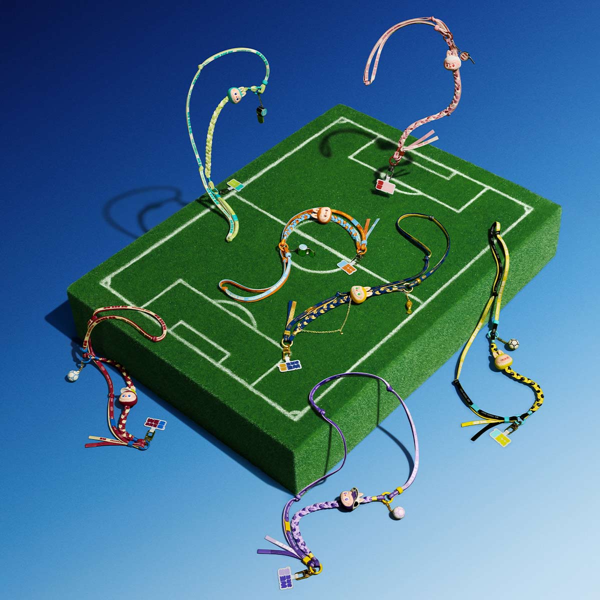 THE MONSTERS × FIFA SERIES-Long Lanyard Blind Box