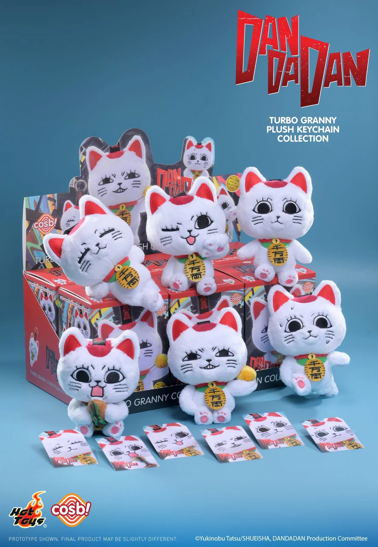 Dandadan Turbo Grandma Plush Keychain Collection Cosbi Blind Box By Hot Toys