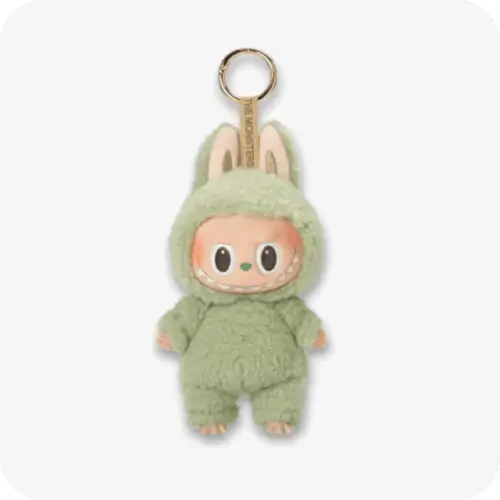 THE MONSTERS Series – Labubu Keychain Tasty Macarons Green Grape