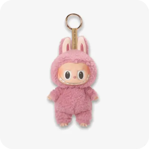 THE MONSTERS Series – Labubu Keychain Tasty Macarons Lychee Berry