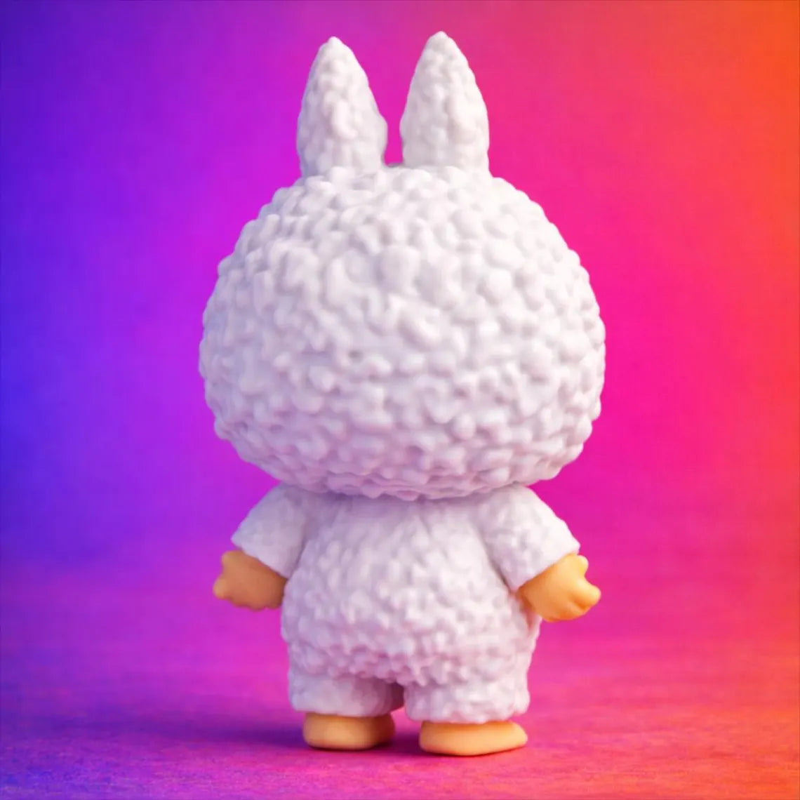 Labubu Style Bunny Monster STL | Creepy Art Toy | 3D Printable Designer Figurine