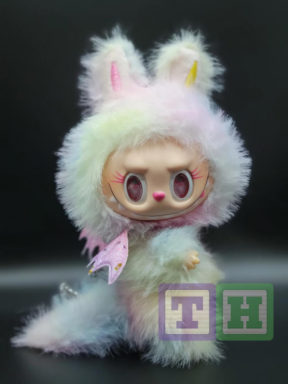 Custom Handmade Rainbow Dragon Doll Mini Monster