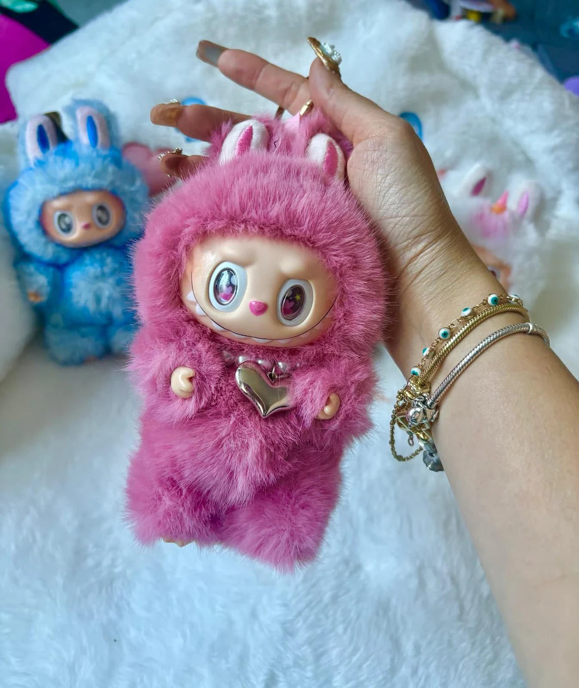 Custom Handmade Rainbow Dragon Doll Mini Monster