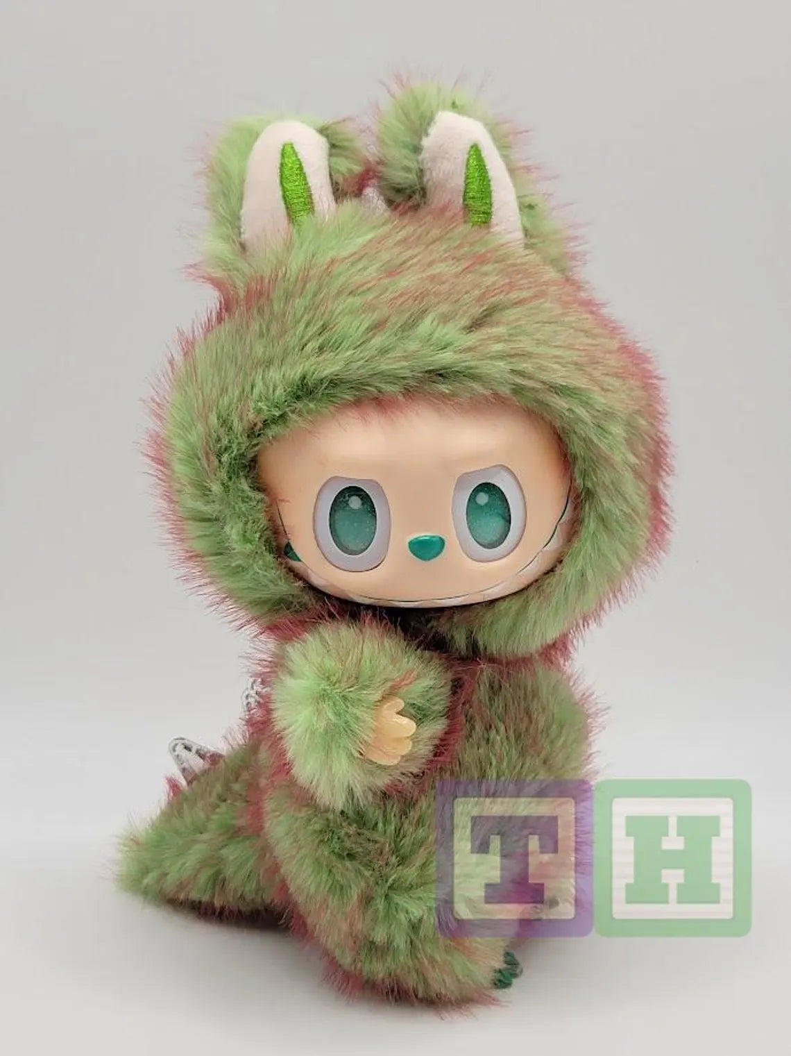 Custom Handmade Kiwi Dragon Doll 17cm Green Monster