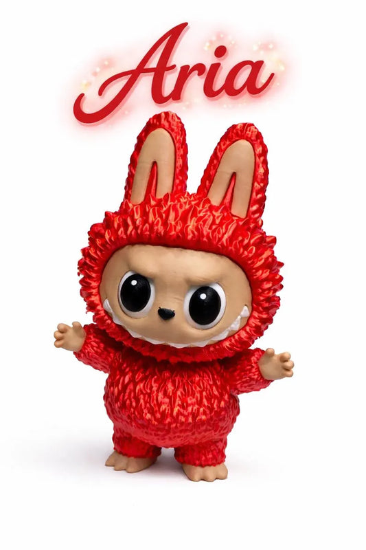 3D Printed 6 inch tall Bunny Monster Figurine – La Bubu Inspired Desk Decor