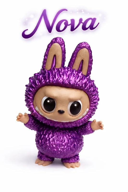 3D Printed 6 inch tall Bunny Monster Figurine – La Bubu Inspired Desk Decor