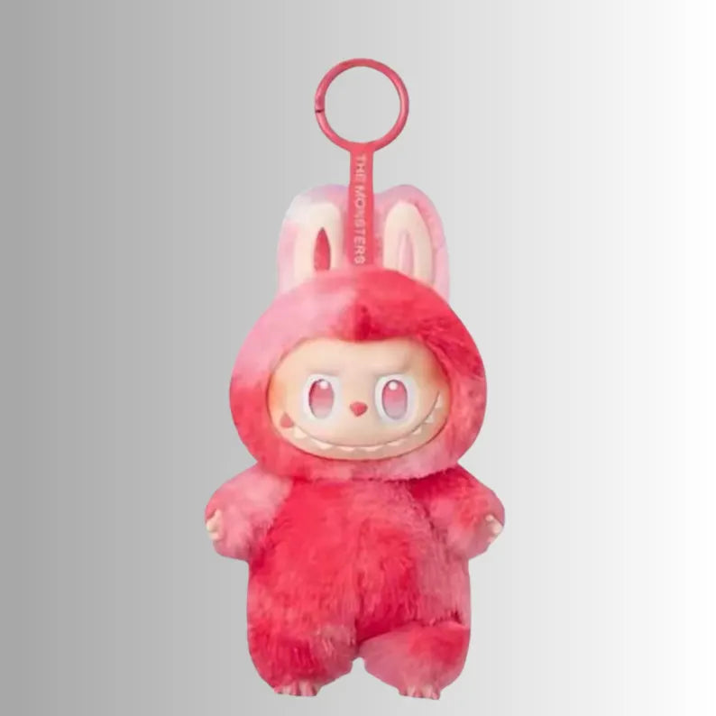 Pastel Bunny Monster Plush Labubu Keychain Kawaii Charm